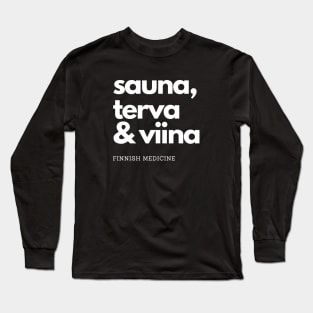 Sauna, terva and viina Long Sleeve T-Shirt